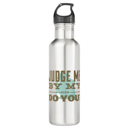 Yoda _ Judge Me By My Size Do You Stainless Steel Water Bottle