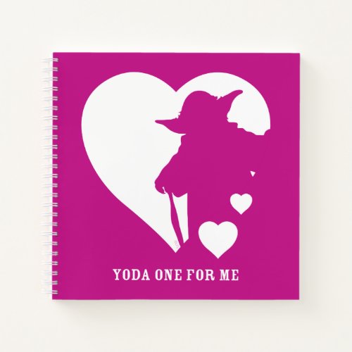 Yoda One For Me Notebook