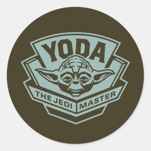 Yoda _ The Jedi Master Classic Round Sticker