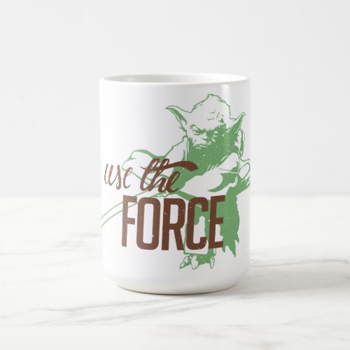 Yoda _ Use The Force Coffee Mug