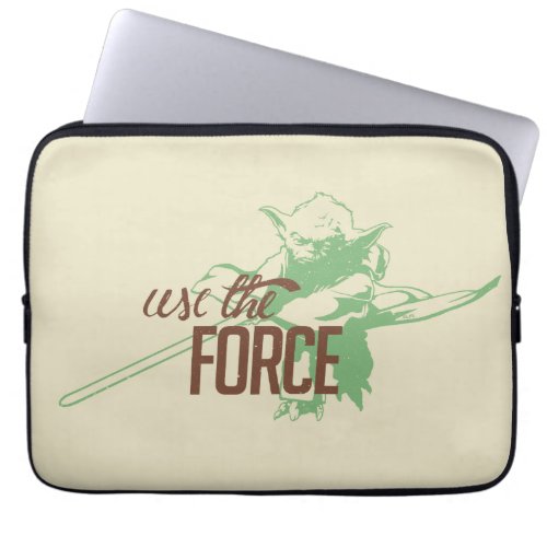 Yoda _ Use The Force Laptop Sleeve
