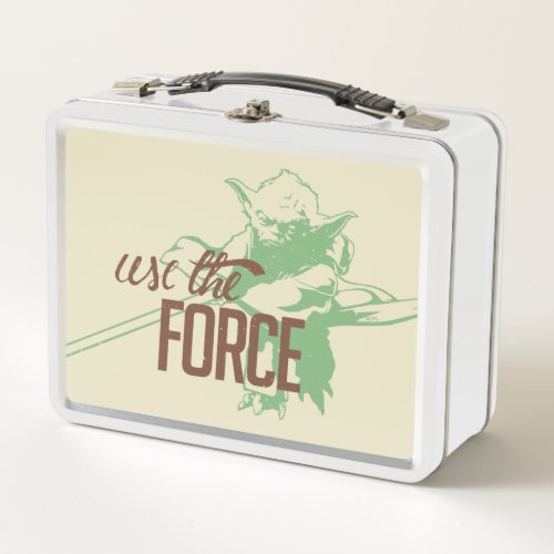 Yoda _ Use The Force Metal Lunch Box