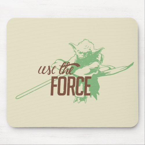 Yoda _ Use The Force Mouse Pad