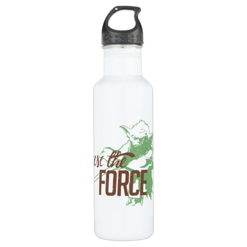 Yoda _ Use The Force Stainless Steel Water Bottle