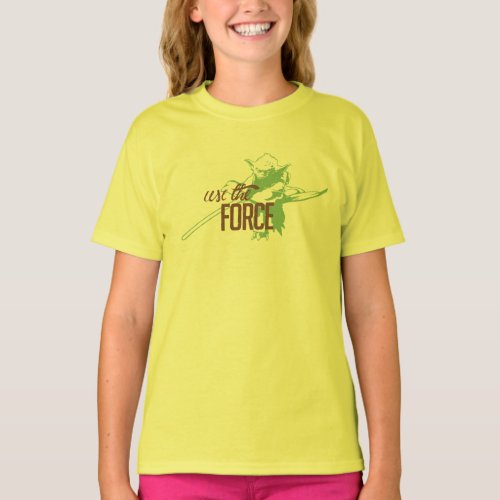 Yoda _ Use The Force T_Shirt