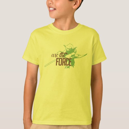 Yoda _ Use The Force T_Shirt