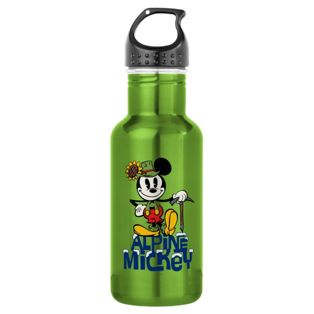 Yodelberg Mickey | Alpine Mickey Water Bottle (Front)