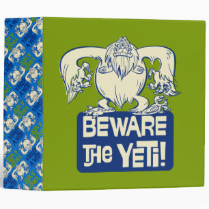 Yodelberg Mickey Beware the Yeti 3 Ring Binder