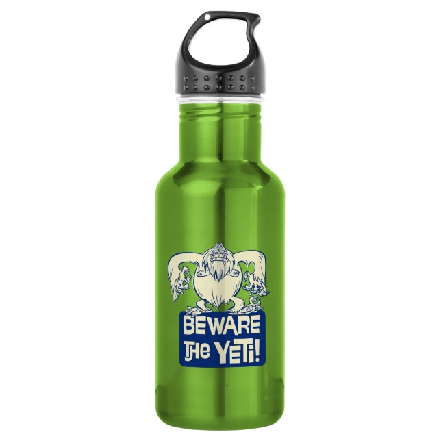 Yodelberg Mickey | Beware the Yeti Stainless Steel Water Bottle (Front)