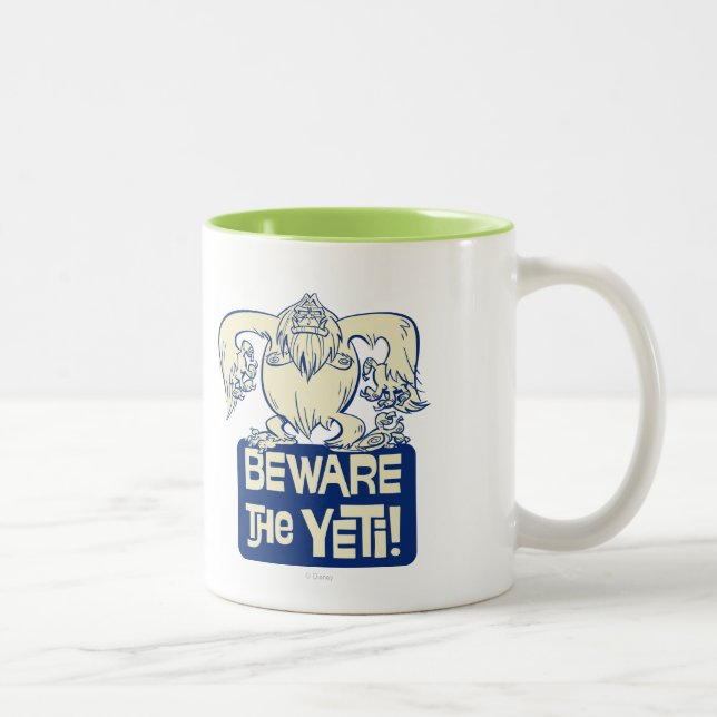 Yodelberg Mickey | Beware the Yeti Two-Tone Coffee Mug (Right)