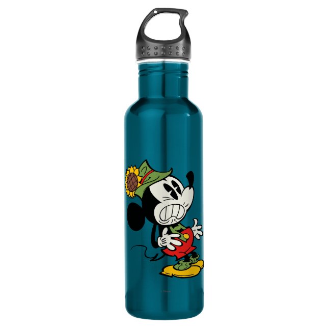 Yodelberg Mickey | Clenching Teeth Water Bottle (Front)