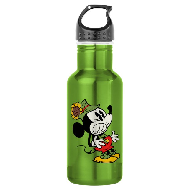 Yodelberg Mickey | Clenching Teeth Water Bottle (Front)