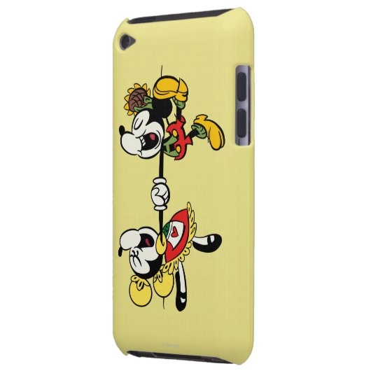 Yodelberg Mickey | Holding Hands Barely There iPod Cover (Back Left)