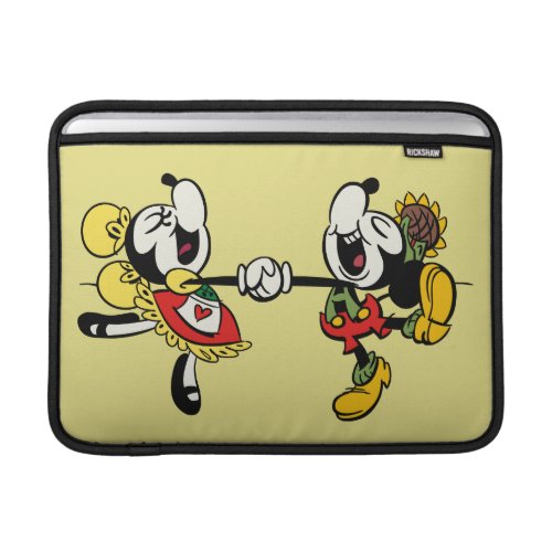 Yodelberg Mickey  Holding Hands Sleeve For MacBook Air