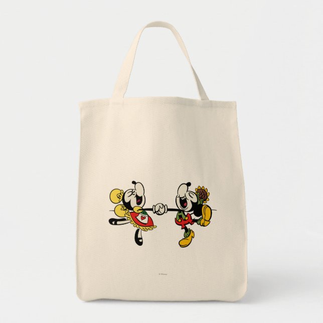 Yodelberg Mickey | Holding Hands Tote Bag (Front)