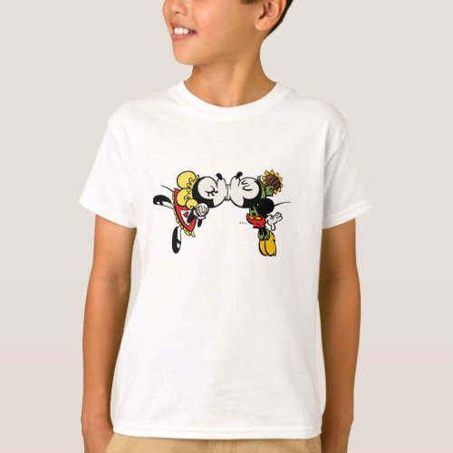 Yodelberg Mickey  Kissing T_Shirt