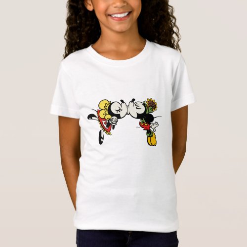 Yodelberg Mickey  Kissing T_Shirt
