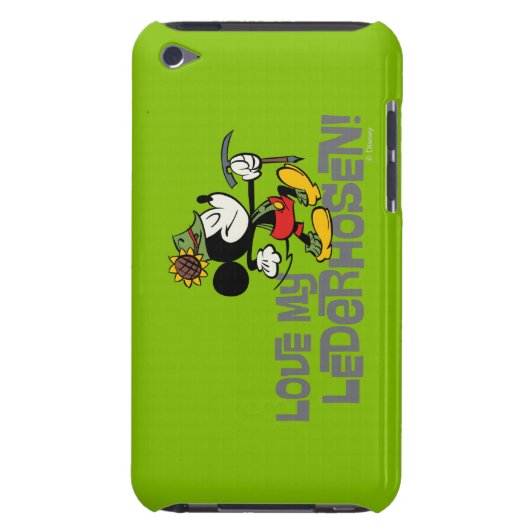 Yodelberg Mickey | Lederhosen iPod Case-Mate Case (Back)