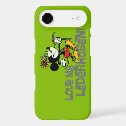 Yodelberg Mickey | Lederhosen iPod Case-Mate Case (Back)