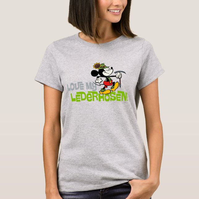 Yodelberg Mickey | Lederhosen T-Shirt (Front)