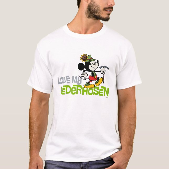 Yodelberg Mickey | Lederhosen T-Shirt (Front)