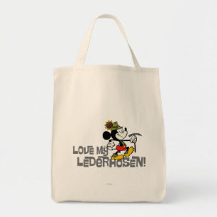 Yodelberg Mickey   Lederhosen Tote Bag