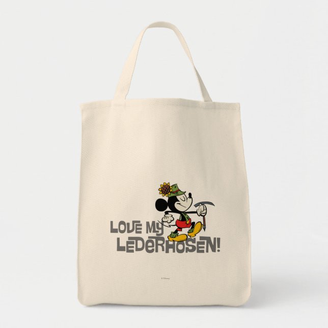 Yodelberg Mickey | Lederhosen Tote Bag (Front)