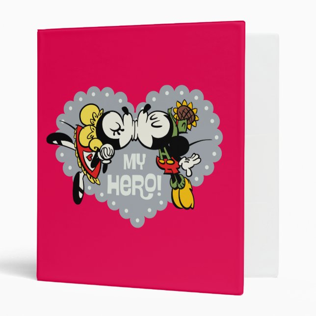 Yodelberg Mickey | Minnie and Mickey Kiss Binder (Front/Inside)