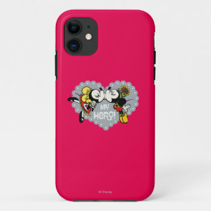 Yodelberg Mickey   Minnie and Mickey Kiss iPhone 11 Case