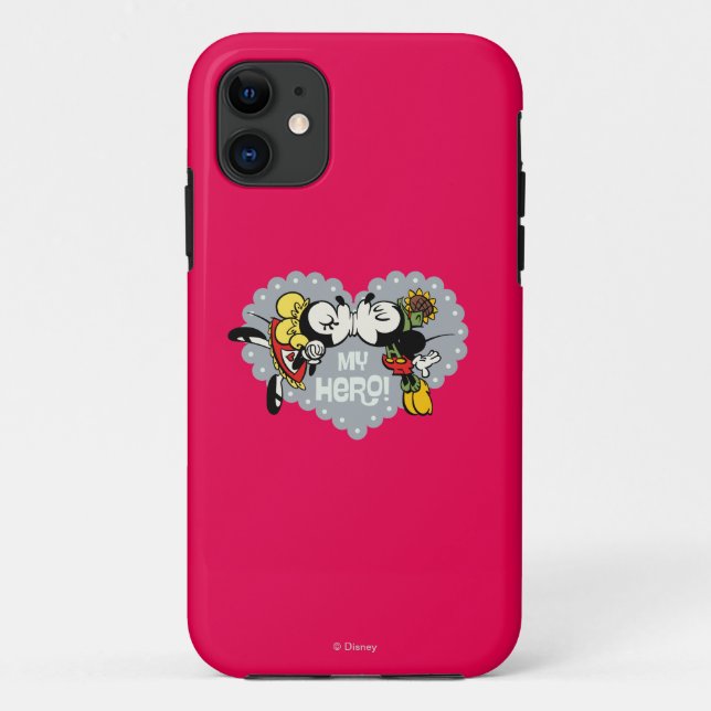 Yodelberg Mickey | Minnie and Mickey Kiss Case-Mate iPhone Case (Back)
