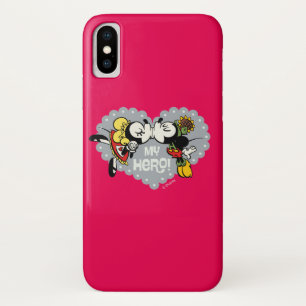 Yodelberg Mickey   Minnie and Mickey Kiss iPhone X Case