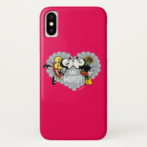 Yodelberg Mickey  Minnie and Mickey Kiss iPhone X Case