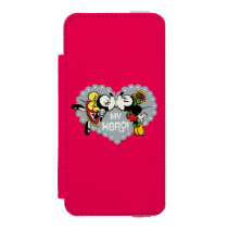 Yodelberg Mickey | Minnie and Mickey Kiss Wallet Case For iPhone SE/5/5s