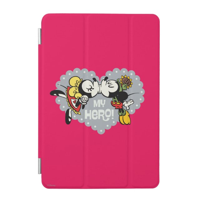 Yodelberg Mickey | Minnie and Mickey Kiss iPad Mini Cover (Front)