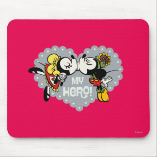Yodelberg Mickey | Minnie and Mickey Kiss Mouse Pad
