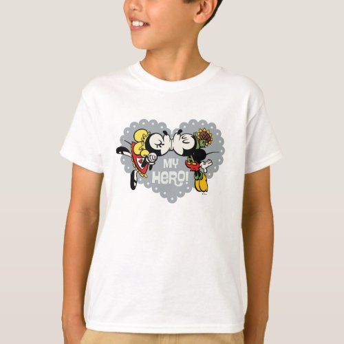 Yodelberg Mickey  Minnie and Mickey Kiss T_Shirt