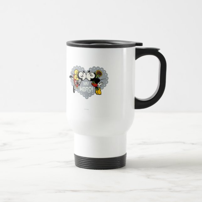 Yodelberg Mickey | Minnie and Mickey Kiss Travel Mug (Right)