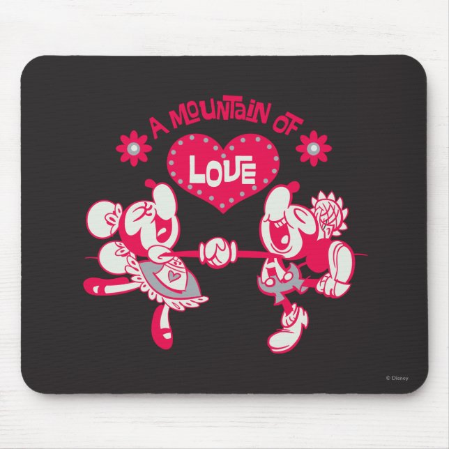 Yodelberg Mickey | Mountain of Love Mouse Pad (Front)