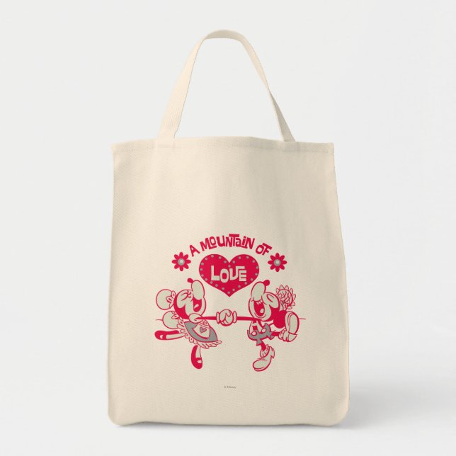 Yodelberg Mickey | Mountain of Love Tote Bag (Front)