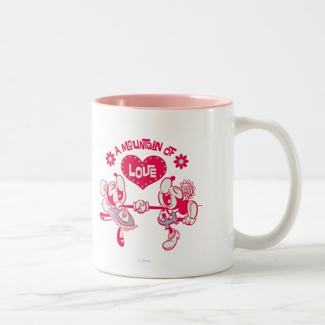 Yodelberg Mickey | Mountain of Love Two-Tone Coffee Mug (Right)