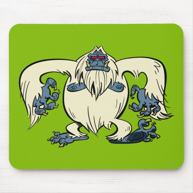 Yodelberg Mickey | Red-Eyed Yeti Mouse Pad (Front)