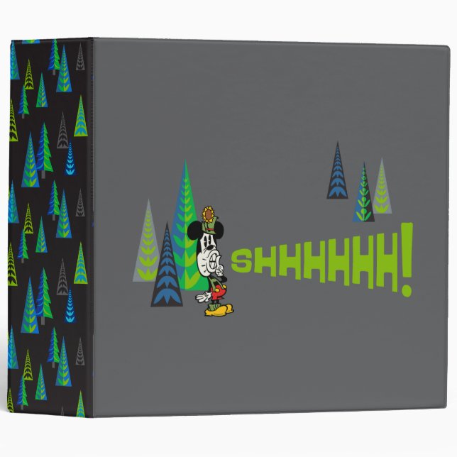 Yodelberg Mickey | Shh 3 Ring Binder (Front/Spine)