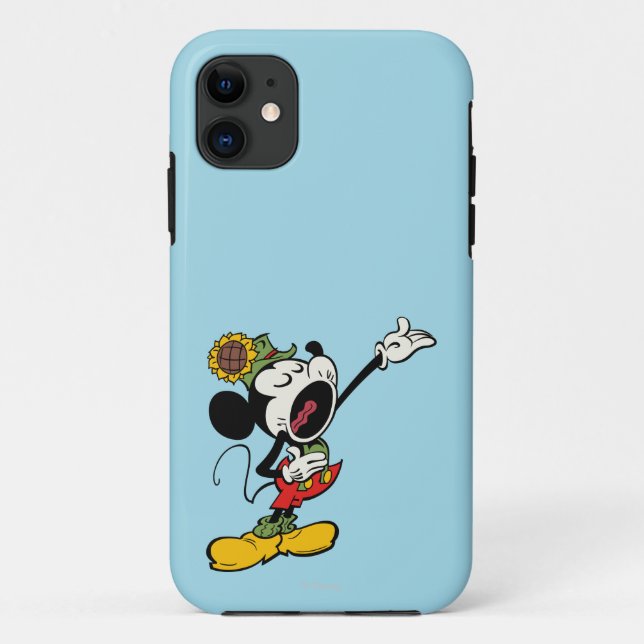 Yodelberg Mickey | Singing with Arm Up Case-Mate iPhone Case (Back)