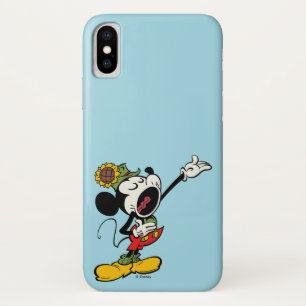 Yodelberg Mickey   Singing with Arm Up iPhone X Case