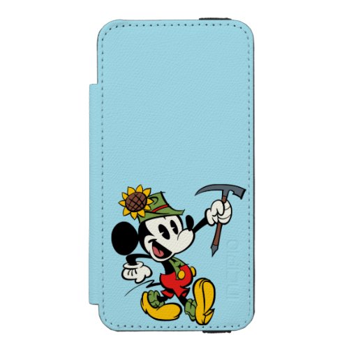 Yodelberg Mickey  Strutting Wallet Case For iPhone SE55s