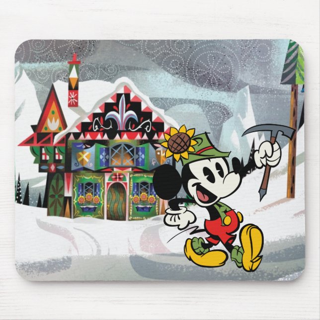 Yodelberg Mickey | Strutting Mouse Pad (Front)