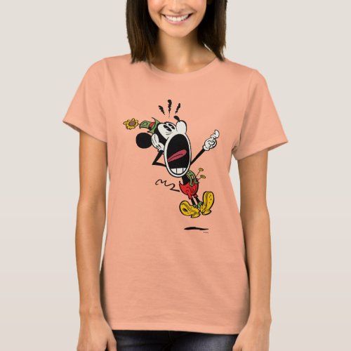 Yodelberg Mickey  Terrified T_Shirt