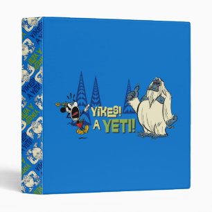 Yodelberg Mickey Yikes - a Yeti! Binder