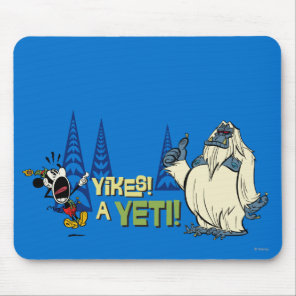 Yodelberg Mickey | Yikes - a Yeti! Mouse Pad