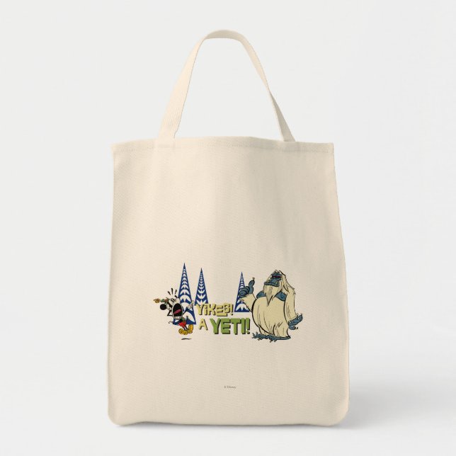 Yodelberg Mickey | Yikes - a Yeti! Tote Bag (Front)
